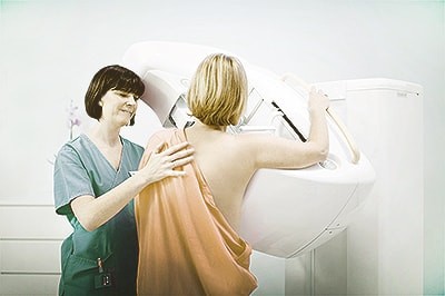 Снятие маммограммы